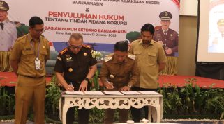 MoU Pemko–Kejari Banjarmasin Jadi Langkah Konkret Pencegahan Korupsi di Lingkungan Pemerintah Daerah