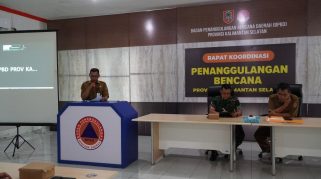 Perkuat Kesiapsiagaan, BPBD Kalsel Libatkan Lintas Sektor dalam Penyusunan Renkon Rob