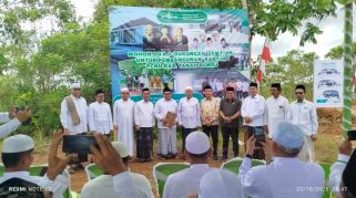 Momentum Hari Santri, PCNU Tanah Bumbu Mulai Bangun Kantor Baru dari Tanah Hibah Pengurus