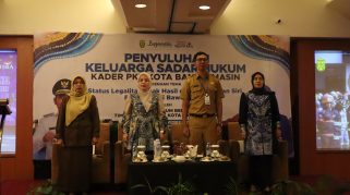 Pemkot Banjarmasin Gelar Penyuluhan Soal Legalitas Anak dari Pernikahan Siri dan di Bawah Umur