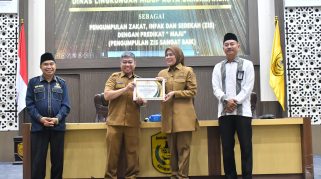 Pemkot Banjarmasin Raih Penghargaan atas Sinergi Penguatan Layanan Sosial bersama Baznas