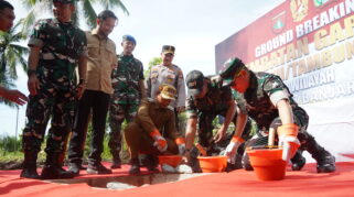TNI dan Pemko Banjarmasin Bangun Jembatan Garuda, Harapan Baru Warga Perbatasan