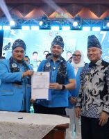 Pelantikan KNPI Kalsel Berlangsung Meriah, Andi Rustianto Resmi Jadi Ketua Baru