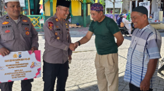Sambut Hari Bhayangkara ke-80, Polsek Banjarmasin Utara Serahkan Bantuan untuk Haul Datu Surgi Mufti