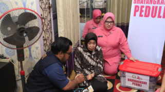 Anjangsana Hari Bhayangkara, Polresta Banjarmasin Perkuat Ikatan Keluarga Besar Polri