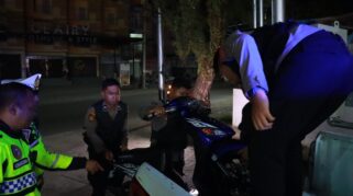 Polresta Banjarmasin Perketat Pengawasan Malam, Tiga Motor Balap Liar Terjaring
