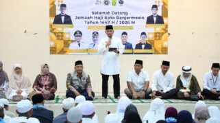 Pemkot Banjarmasin Sambut Kepulangan Jemaah Haji Kloter 8 dari Tanah Suci