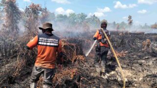 Hadapi Puncak Kemarau, BPB-PK Kalteng Intensifkan Deteksi Dini Karhutla