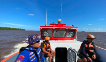 Tim SAR Gabungan Sisir Perairan Muara Sampit, Korban Jatuh dari Tugboat Masih Dicari