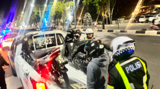 Satlantas Polresta Banjarmasin Amankan Tiga Motor dalam Patroli Cegah Balap Liar