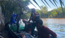 Bripda Nopandri Ditemukan Meninggal, Tim SAR Lanjutkan Pencarian Aiptu Sumariyanto di Sungai Katingan