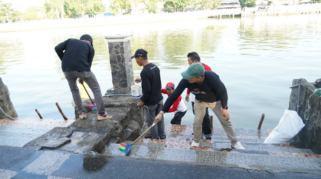 Pemkot Banjarmasin Gotong Royong Percantik Kawasan Siring, Ajak Warga Jaga Kebersihan