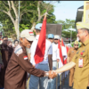 Pemkot Banjarmasin Libatkan Seluruh SKPD Sebarkan Bendera Merah Putih kepada Masyarakat