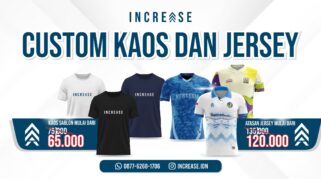 Butuh Kaos atau Jersey Custom? Increase.idn Punya Promo Menarik dengan Harga Mulai dari Rp65 Ribu