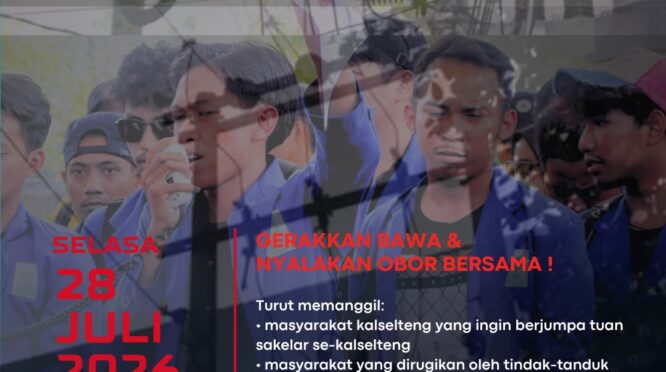 Soroti Pemadaman Bergilir, Mahasiswa Gelar Aksi di Kantor PLN UP3 Banjarmasin