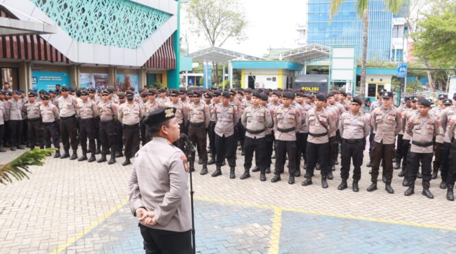 Polresta Banjarmasin Pastikan Aksi Unjuk Rasa di Kantor PLN Berjalan Aman dan Tertib