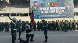 Tuntaskan Tugas di Papua, Satgas Yonif 631/Antang Kembali ke Home Base dengan Penuh Kebanggaan