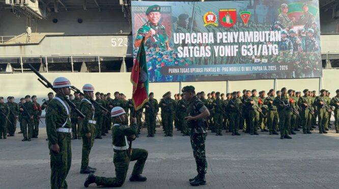 Tuntaskan Tugas di Papua, Satgas Yonif 631/Antang Kembali ke Home Base dengan Penuh Kebanggaan