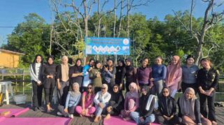 PPYNI Tanah Bumbu Gelar GERMAS Lewat Yoga, Puluhan Peserta Padati Hutan Wisata Mangrove Kersik Putih