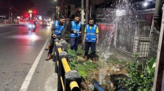 Tim GAM Turun ke Mantuil, Udara di Jaringan Pipa Dikeluarkan untuk Optimalkan Aliran