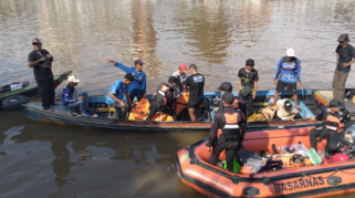 Diduga Kelelahan Saat Menyeberang, Pria Tenggelam di Sungai Martapura Masih Dicari