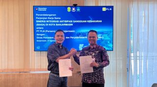PLN UP3 Banjarmasin dan Damkar Perkuat Sinergi Antisipasi Kebakaran