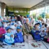 Jelajah Literasi di Taman Jahri Saleh, Anak PAUD Banjarmasin Belajar Sambil Kenal Satwa