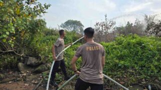 Polresta Banjarmasin Imbau Warga Laporkan Titik Api, Karhutla Dipadamkan Sebelum Meluas