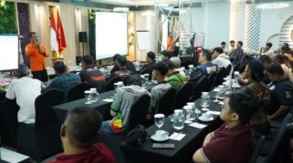 Cegah Kecelakaan di Jalan, Relawan Damkar Banjarmasin Dapat Pelatihan Safety Driving