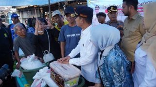 22 KK Terdampak Kebakaran Pasar Lama Banjarmasin, Pemko Salurkan Bantuan