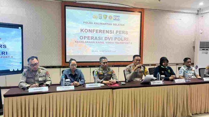 Enam Jenazah Korban KM Virgo Transport 8 Teridentifikasi, 133 Keluarga Lapor Kehilangan