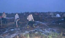 Polda Kalsel Uji Cairan Surfaktan untuk Padamkan Bara di Lahan Gambut